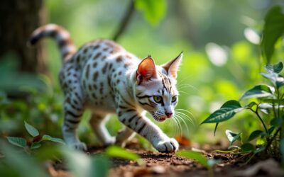 Découvrez les caractéristiques fascinantes du chat bengale blanc