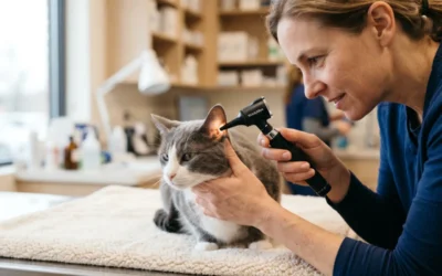 Otite du chat : symptômes, causes et traitement