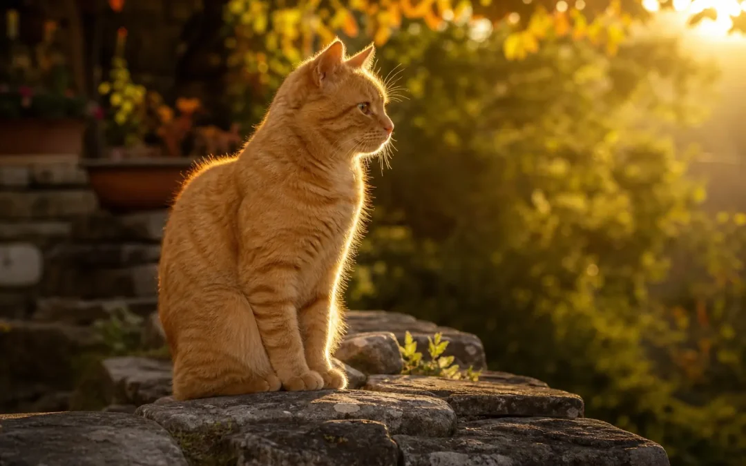 Chat roux : signification spirituelle et symbolisme