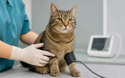Hypertension du chat : signes, dépistage et traitement