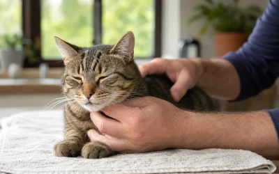 Plaie du chat : les bons gestes, les produits et les limites