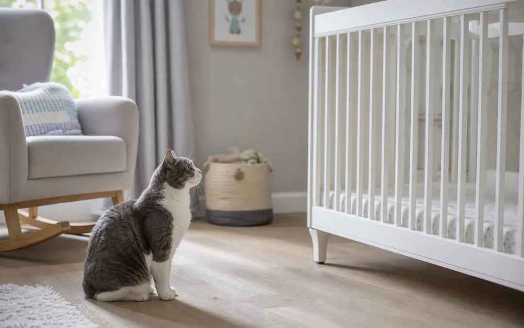 Chat et bébé : préparer la cohabitation sans risque